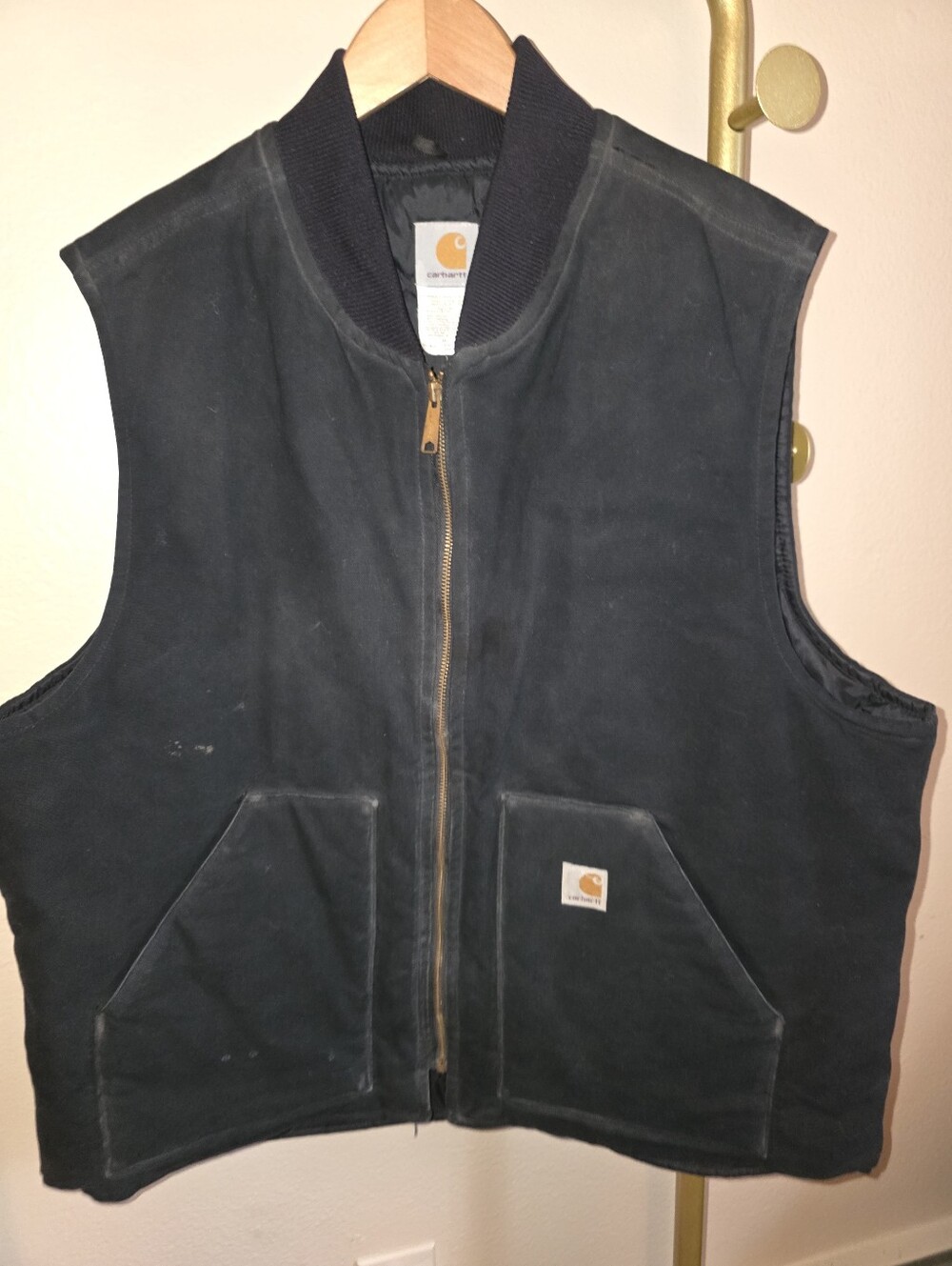 Carhartt 🇺🇲made Quilt Lined Arctic V 01 Vest mens 2XL Vintage